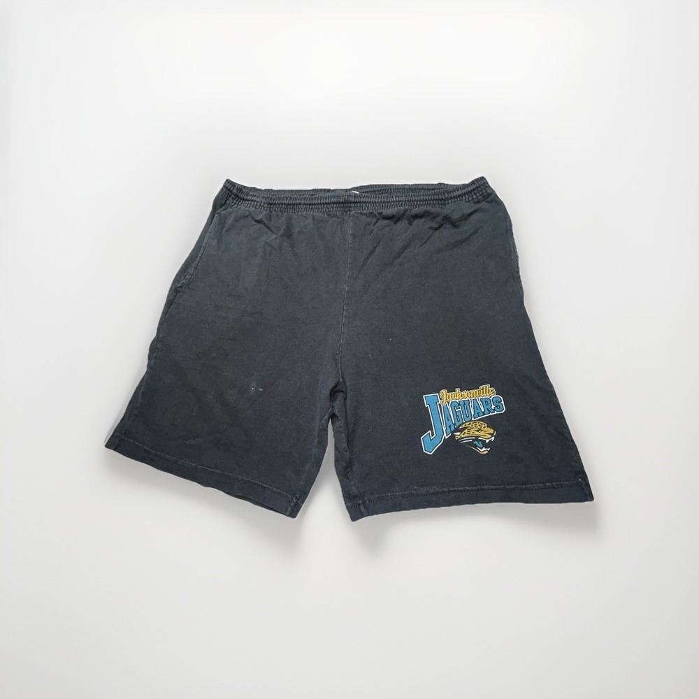 Vintage Jacksonville Jaguars Shorts Mens Large Pro Player NFL Black